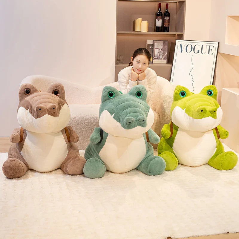 Fluffy Crocodile Plush Toy – Giant Stuffed Alligator, 12-18" | 30-45 cm