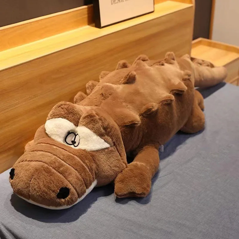 Giant 10-Foot Crocodile Plushie - WITH STUFFING - 1.7-3 meters long