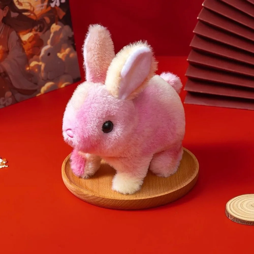 Tie-Dye Electric Bunny Plushie, 4" | 10 cm