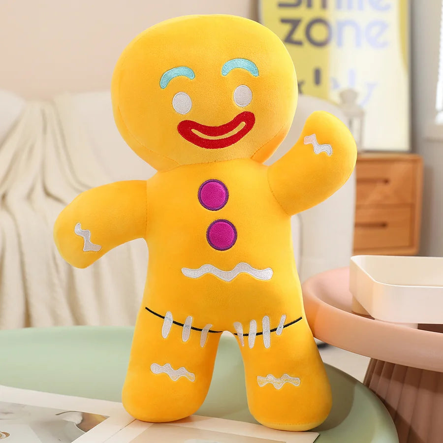 Gran Peluche de Galleta de Jengibre con Bastón de Caramelo, 17-24" | 42-60 centímetros