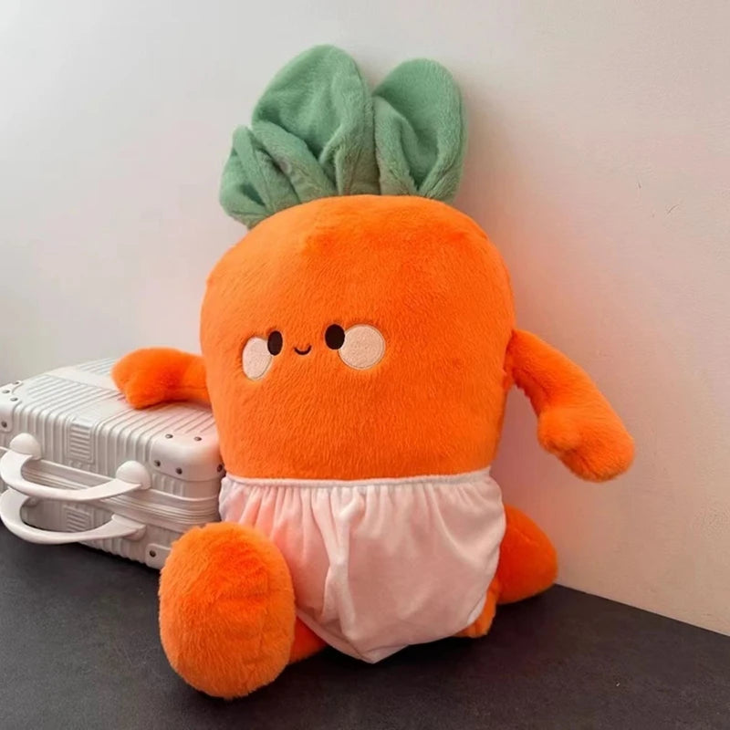 Kawaii Running Turnip Plush Toy, 16" | 40 cm