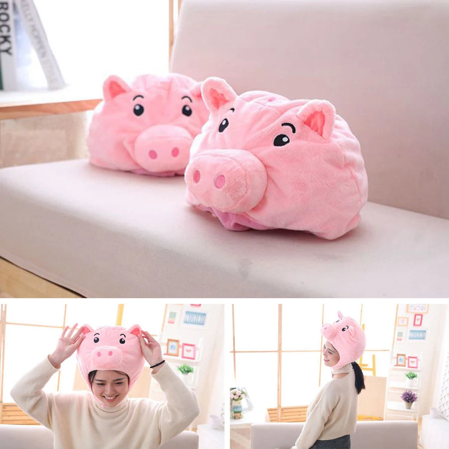 Pig Nose Plush Headgear | Cute Animal Costume Hat