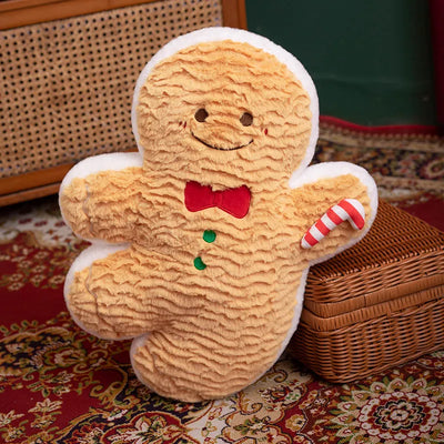 Gran Peluche de Galleta de Jengibre con Bastón de Caramelo, 17-24" | 42-60 centímetros