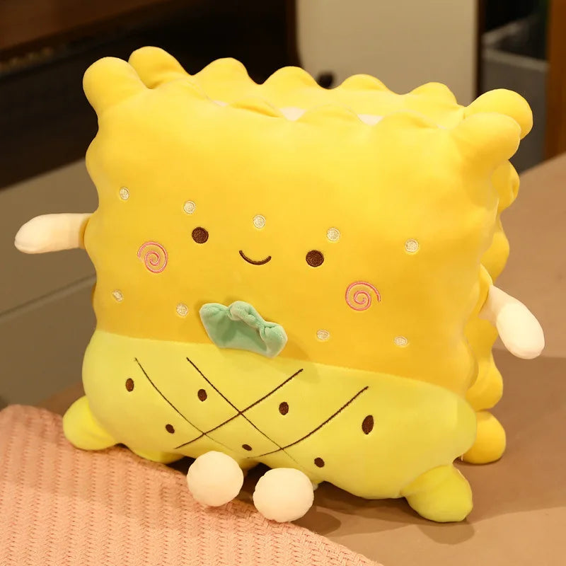 Cracker Plushie Pronto Per Lavorare con Coperta Opzionale, 15" | 38 centimetri