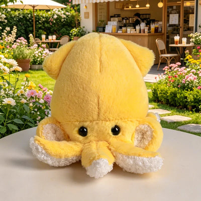 Mini Squid Plush Keychain | Kawaii Aquatic Bag Charm