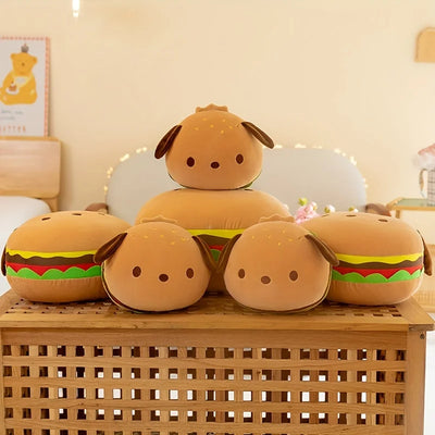 Plushie Hamburger Dog, 10-12" | 25-30 cm