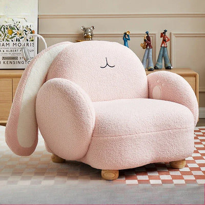 Adorable Rabbit Plushie Chair for Kids, Three Colors