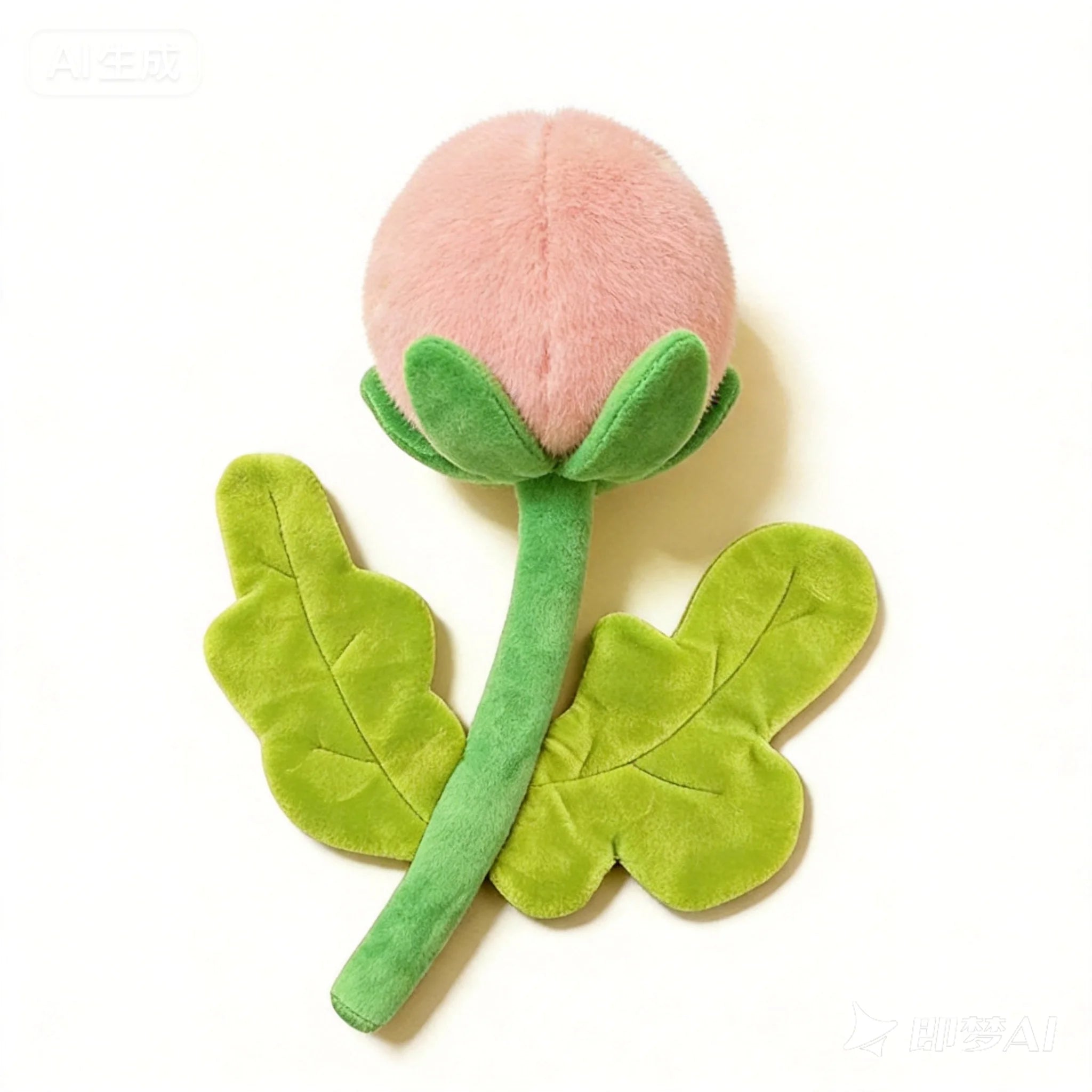 Fluffy Dandelion Plush Toy | Poseable Stuffed Flower Doll, 45cm