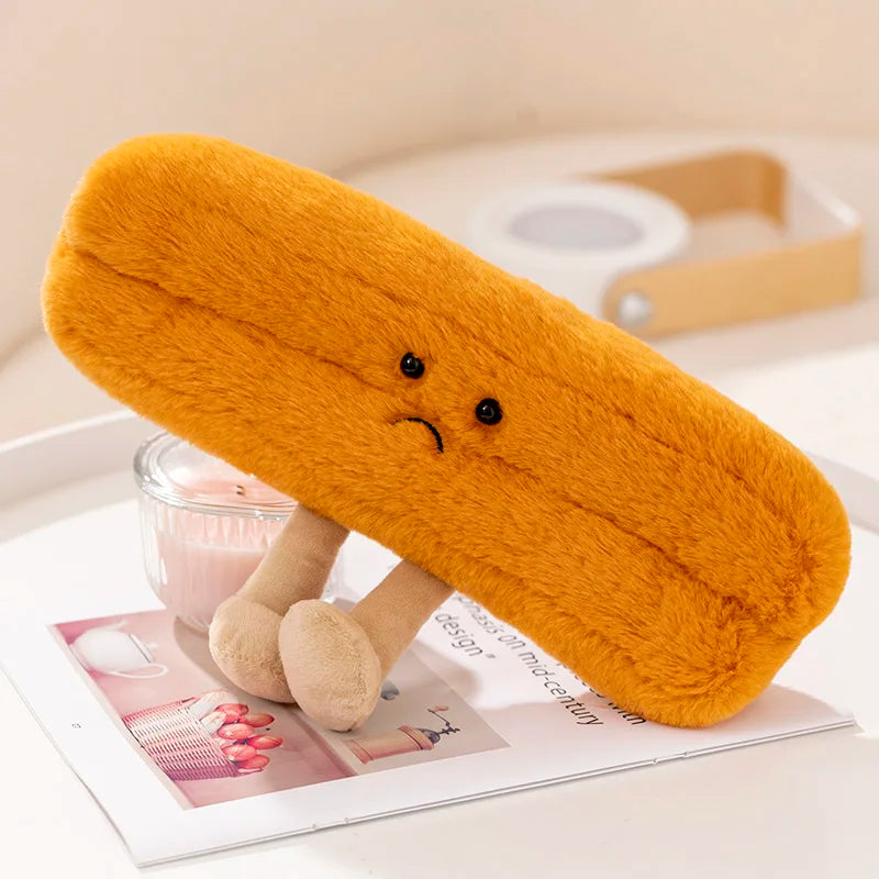 Breakfast Food Plush Doll Set – Kawaii Egg Toast & Bread Cartoon Toys