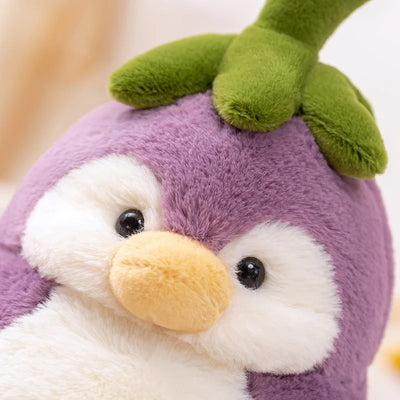 Eggplant Penguin Plushie, 10-24" | 25-60 cm
