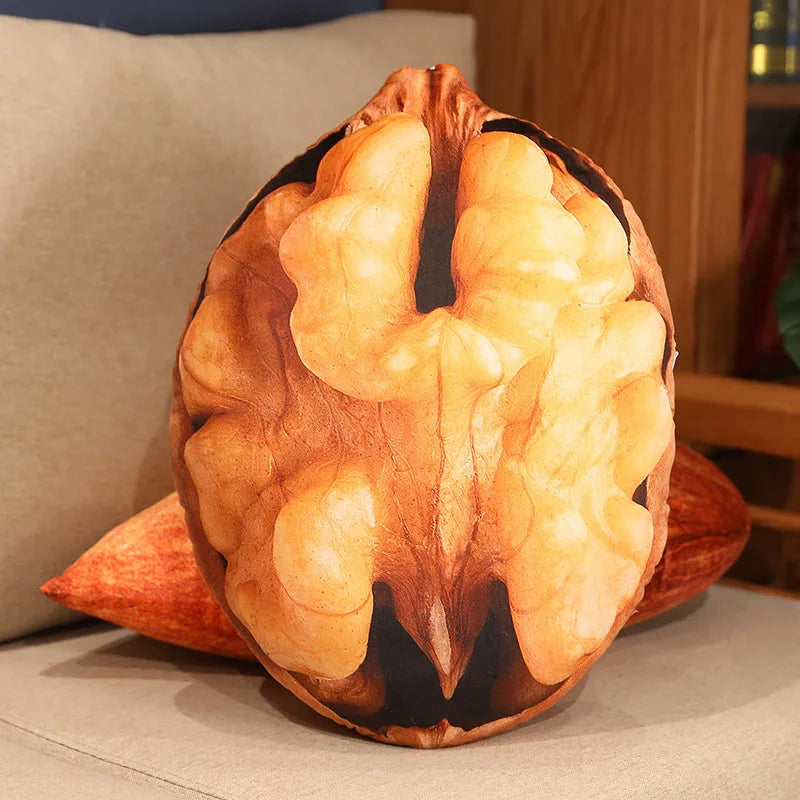 Nourriture en peluche réaliste Noix : Huit variétés, 16-22" | 40-55 cm