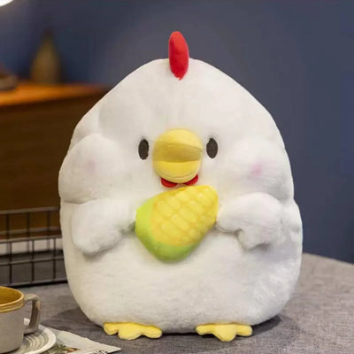 Cute Chubby Dog, Pig & Chick Plush Toy – Kawaii Stuffed Animal Pillow