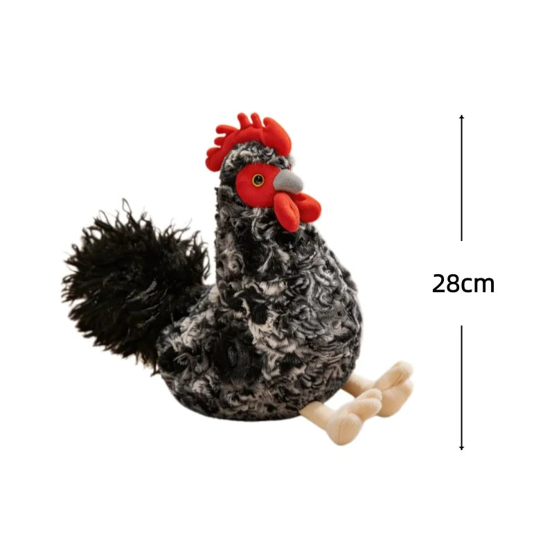 Realistic Chicken & Poultry Plush Collection – Hen, Silkie, Turkey & More