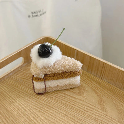 Food-Shaped Plush Keychain Set | Hamburger, Cake & Sandwich Stuffed Pendants