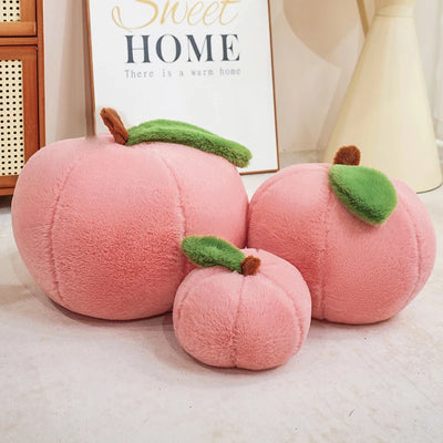 Manzana Roja Grande Realista de Peluche, 10-16" | 25-40 centímetros