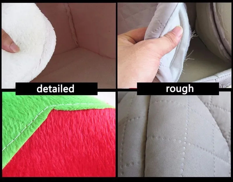 Cama de Peluche de Fresa – Un Refugio Acogedor para Mascotas Pequeñas