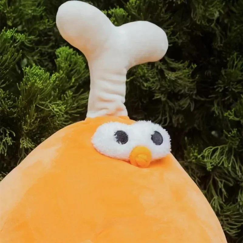 Juguete de peluche de pollo cocido, 16" | 40 centímetros
