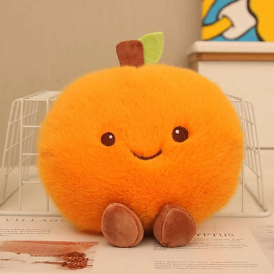 Soft Fruit Plush Toy Set | Pineapple, Strawberry & Watermelon, 22 cm