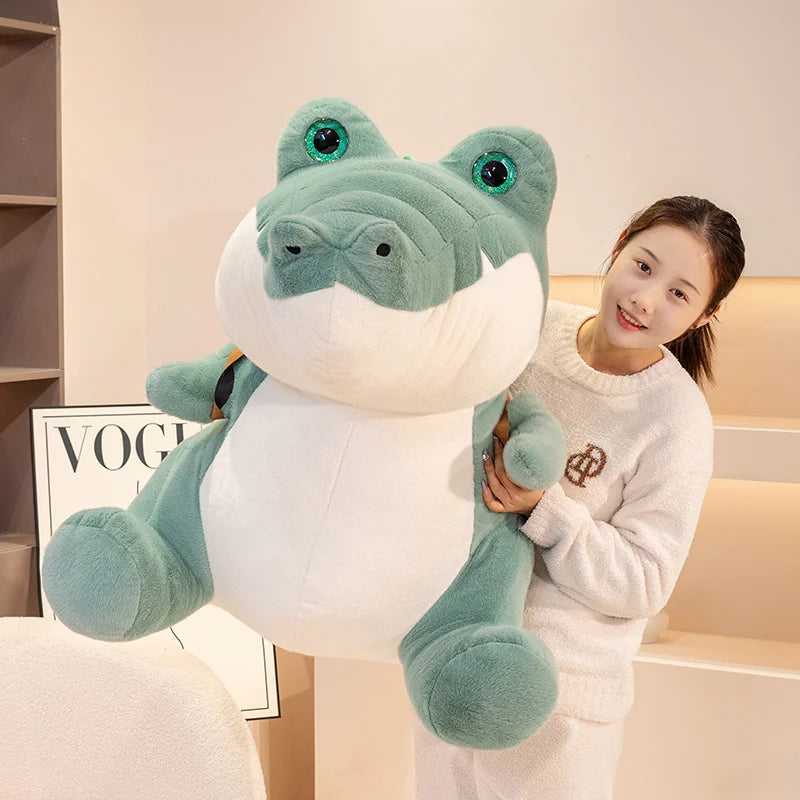 Fluffy Crocodile Plush Toy – Giant Stuffed Alligator, 12-18" | 30-45 cm