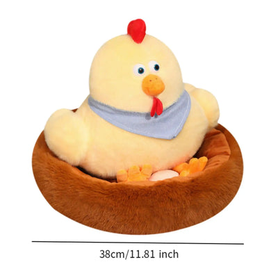 Hühnchen & Nest Plüschset, 12-15" | 30-38 cm