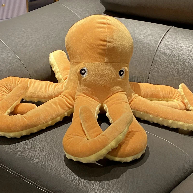 Simulation Octopus Plush Toy | Realistic Stuffed Ocean Animal