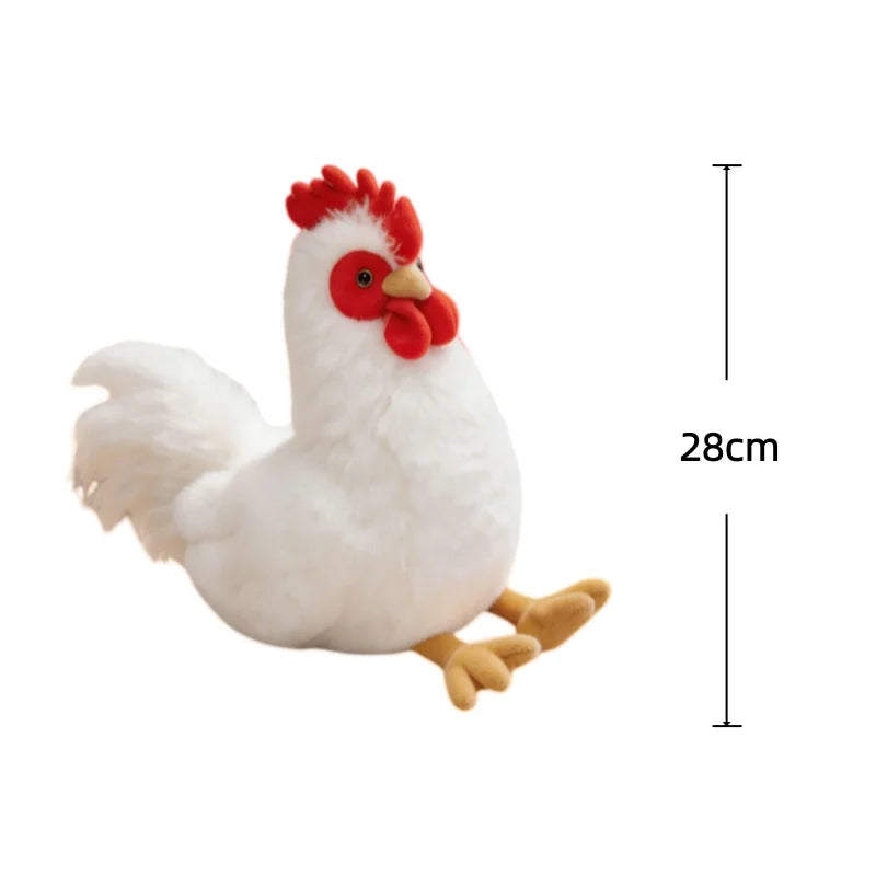 Realistic Chicken & Poultry Plush Collection – Hen, Silkie, Turkey & More
