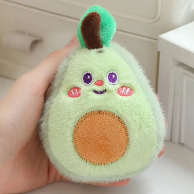 Simulation Fruits & Vegetables Plush Pendant Set | 18 Styles, 9 cm Each