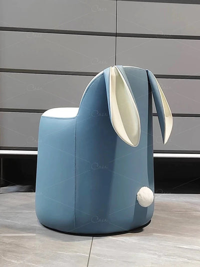 Sedia in Ecopelle a Forma di Coniglio, Otto Colori