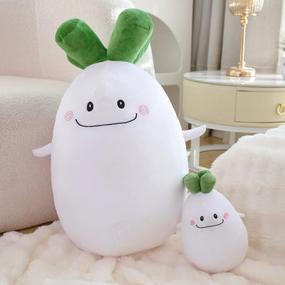 Kawaii Vegetable Plush Pillows – Corn, Carrot, Pumpkin & More, 8-35" | 20-90 cm
