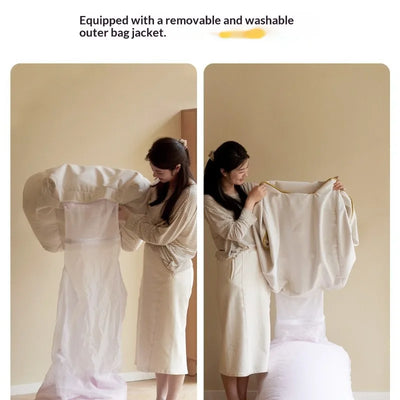 Fauteuil de lecture pour enfants Cozy Bunny avec coussin en peluche carotte