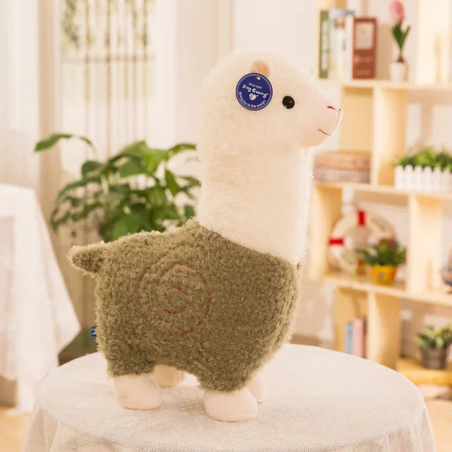 Animal de peluche Alpaca Adorable, Seis Colores, 10" | 25 centímetros