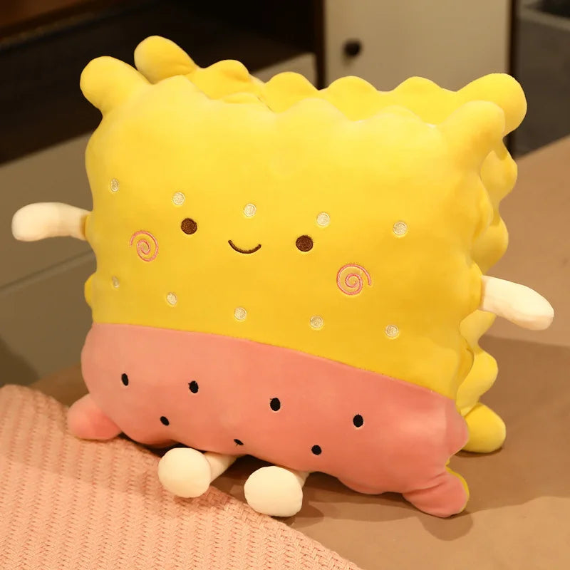 Cracker Plushie Pronto Per Lavorare con Coperta Opzionale, 15" | 38 centimetri
