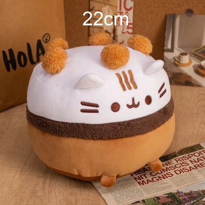 Plushie Cat Marshmallow S'more Plushie, 6-9" | 15-22 cm