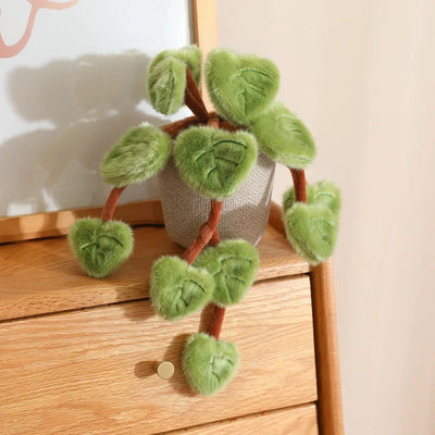 Kawaii Hanging Vine Plush Potted Plant, 6" | 15 cm