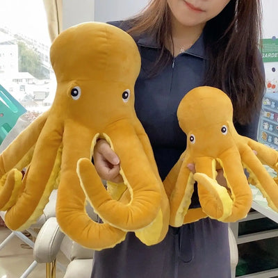 Simulation Octopus Plush Toy | Realistic Stuffed Ocean Animal