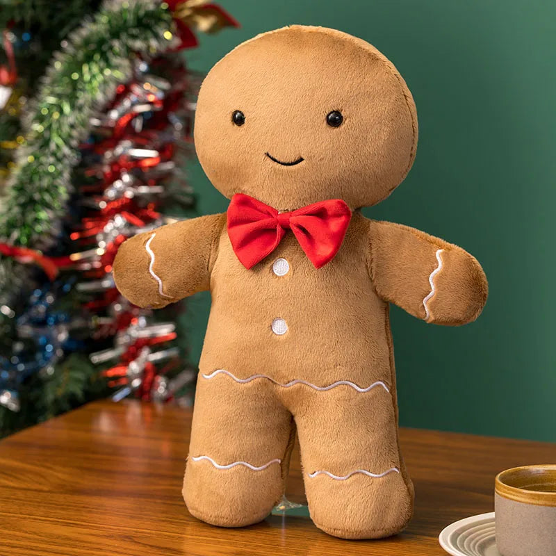 Gran Peluche de Galleta de Jengibre con Bastón de Caramelo, 17-24" | 42-60 centímetros