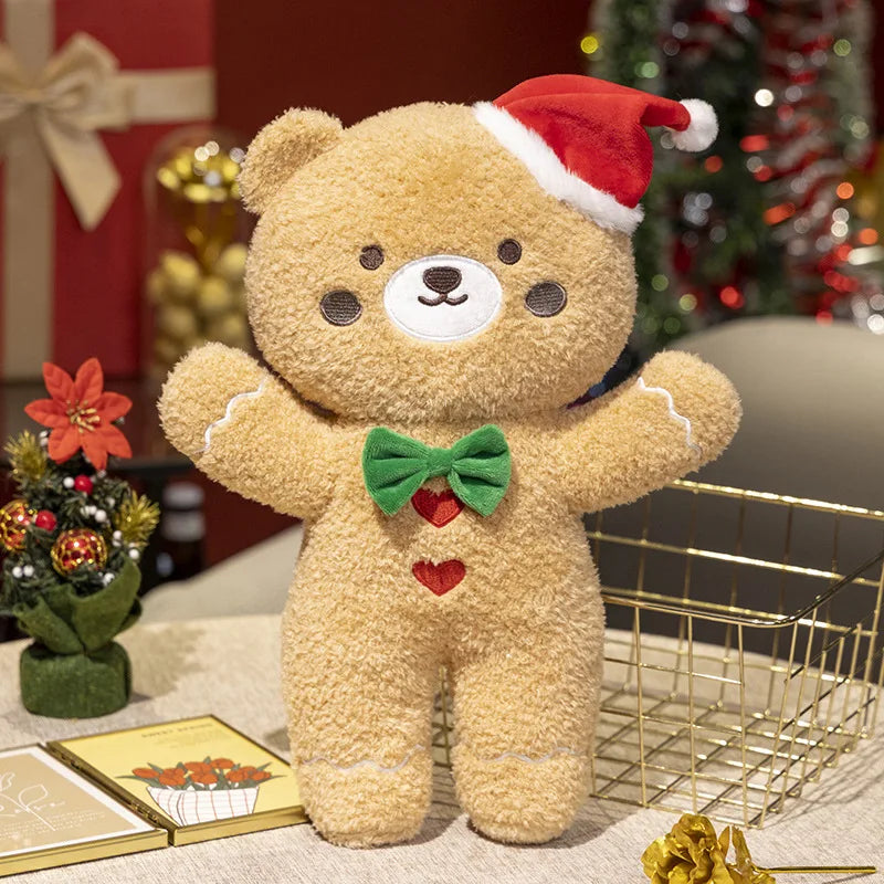 Gran Peluche de Galleta de Jengibre con Bastón de Caramelo, 17-24" | 42-60 centímetros