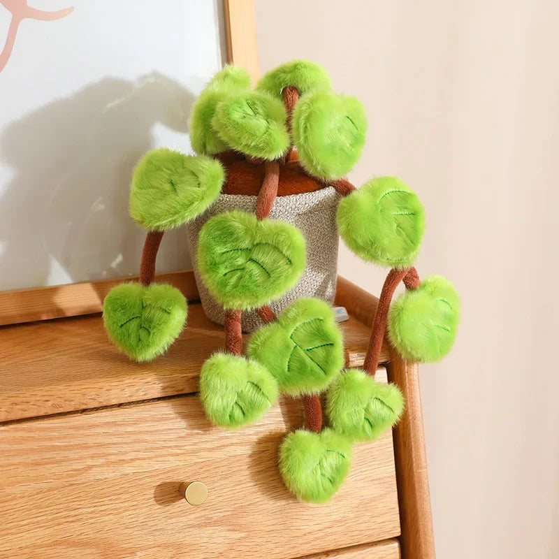 Kawaii Hanging Vine Plush Potted Plant, 6" | 15 cm