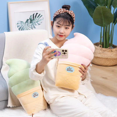 Cono de helado suave de peluche, 20" | 50 centímetros