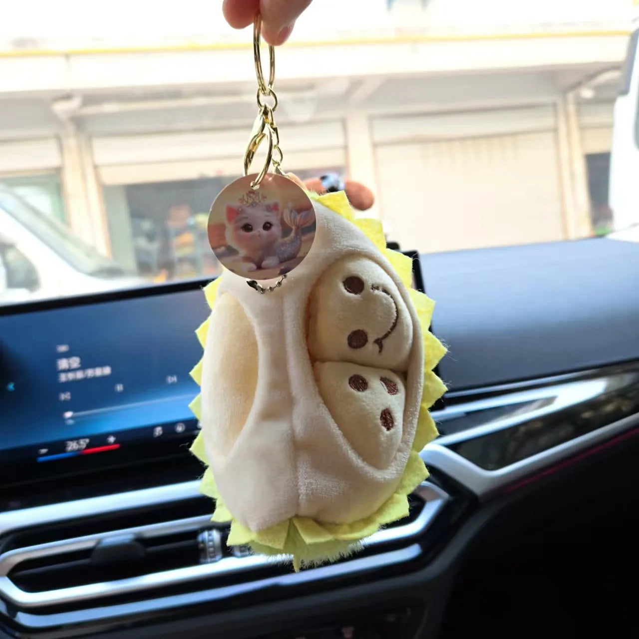 Giant Durian Decompression Plush Toy – Tearable Soft Fruit Doll