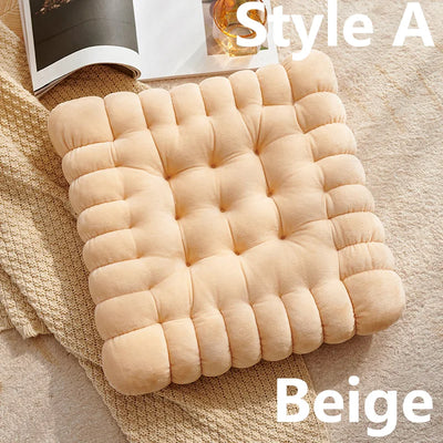 Biscuit Seat Cushion - 10 Styles, 18-22" | 45-55 cm