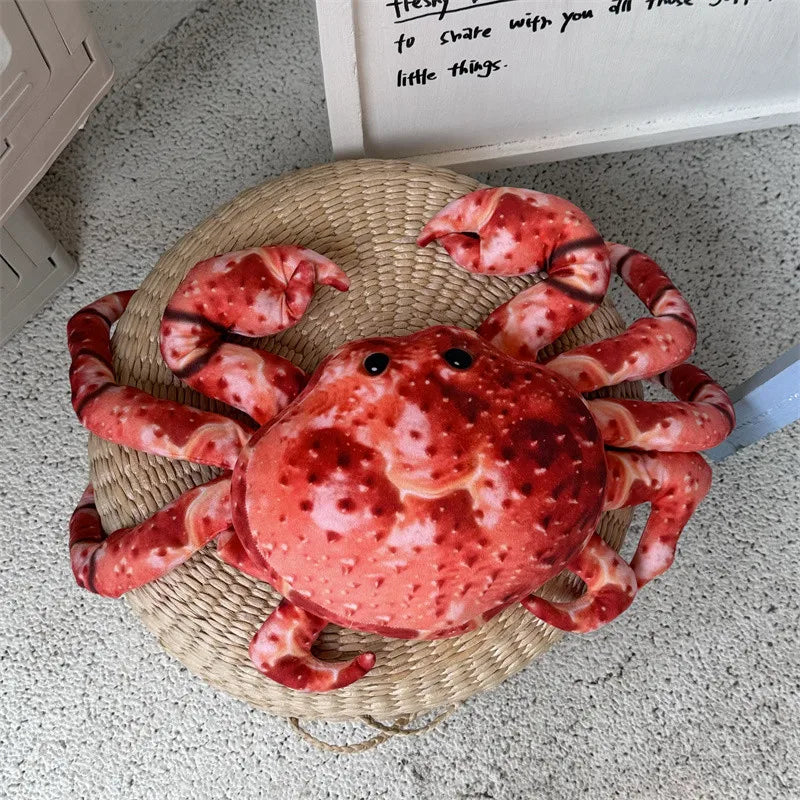 Realistic King Crab Plush Toy | Simulation Giant Crab Stuffed Animal