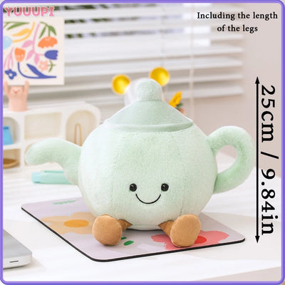 Ensemble de thé de l'après-midi en peluche ☕️ – Théière, tasse à thé et tasse à café