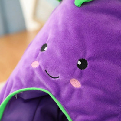 Plüsch-Eggplant-Hut, 18" | 46 cm