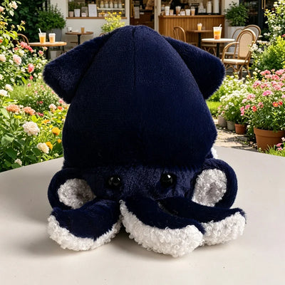 Mini Squid Plush Keychain | Kawaii Aquatic Bag Charm