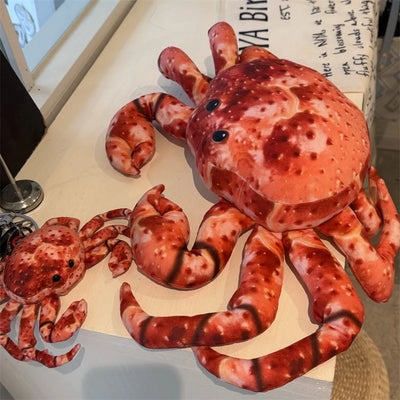 Realistic King Crab Plush Toy | Simulation Giant Crab Stuffed Animal