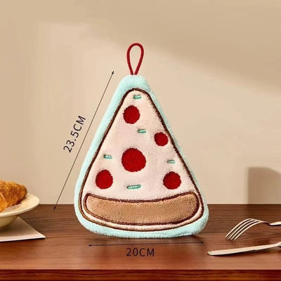 Thickened Kitchen Hand Towel – Absorbent Hanging Cloth