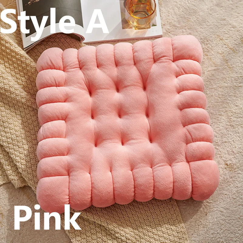 Biscuit Seat Cushion - 10 Styles, 18-22" | 45-55 cm