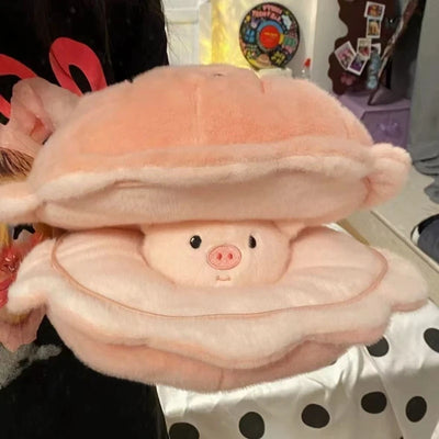 Peluche de Almeja Perla Cerdita, 22" | 55 centímetros