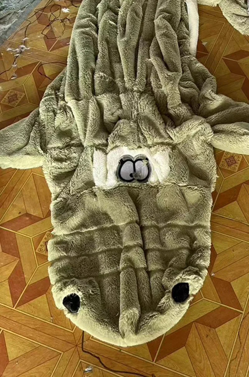 Giant 10-Foot Crocodile Plushie - SKIN ONLY - 2.2-3 meters long